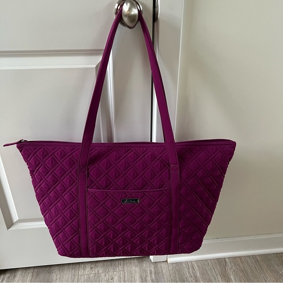 Vera Bradley Large Travel Tote - Plum Purple - NWOT - Picture 1 of 13